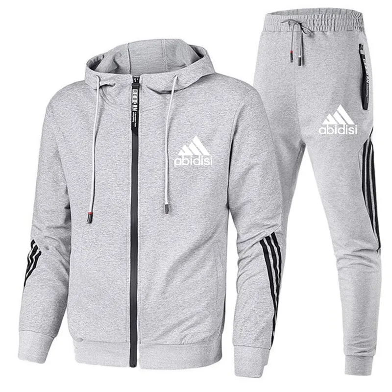

2Pcs/Set Men's Sportswear Sets 2021 Autumn Winter Hooded Thick Male Casual Tracksuit Men Fashion Sweatshirt + Sweatpants Se