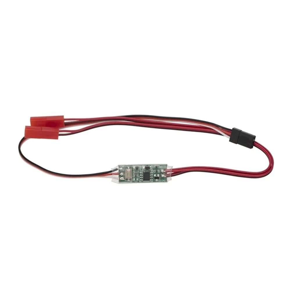 Tira de luces LED para coche de control remoto, l&aacute;mpara de parachoques brillante, piezas mejoradas de alta calidad para 1/10 TRAXXAS MAXX peque&ntilde;o X-2