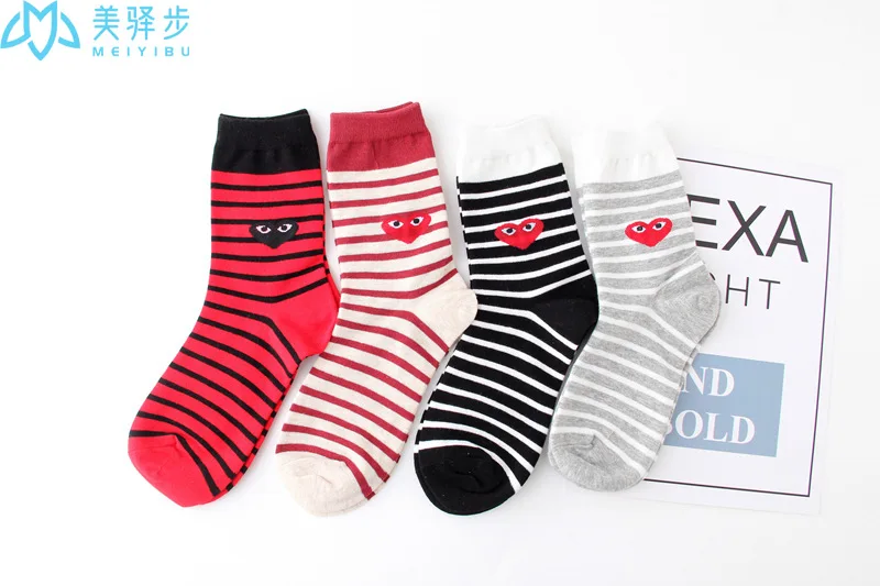 12 Pairs Per Set Love Valentine's Day Cotton Socks Sweat-absorbing Socks Women's Hot Socks