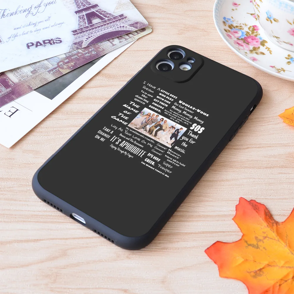 

For iPhone Mamma Mia Collage And Pic Print Soft Matt Apple iPhone Case