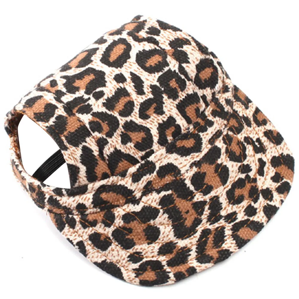 Шляпа для животных летняя собака Милая печать Кепка модная бейсбольная шляпа