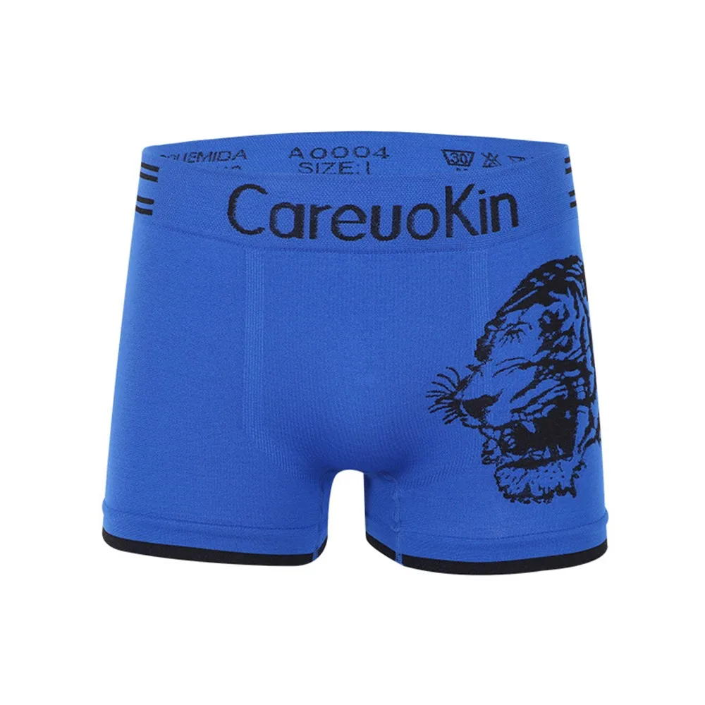 

Men Seamless Boxer Trunks Mid Waist Underwear Design Color Stretch Brief Fashion Sport Bottom Shorts Pant Comfy Nightwear Pantie