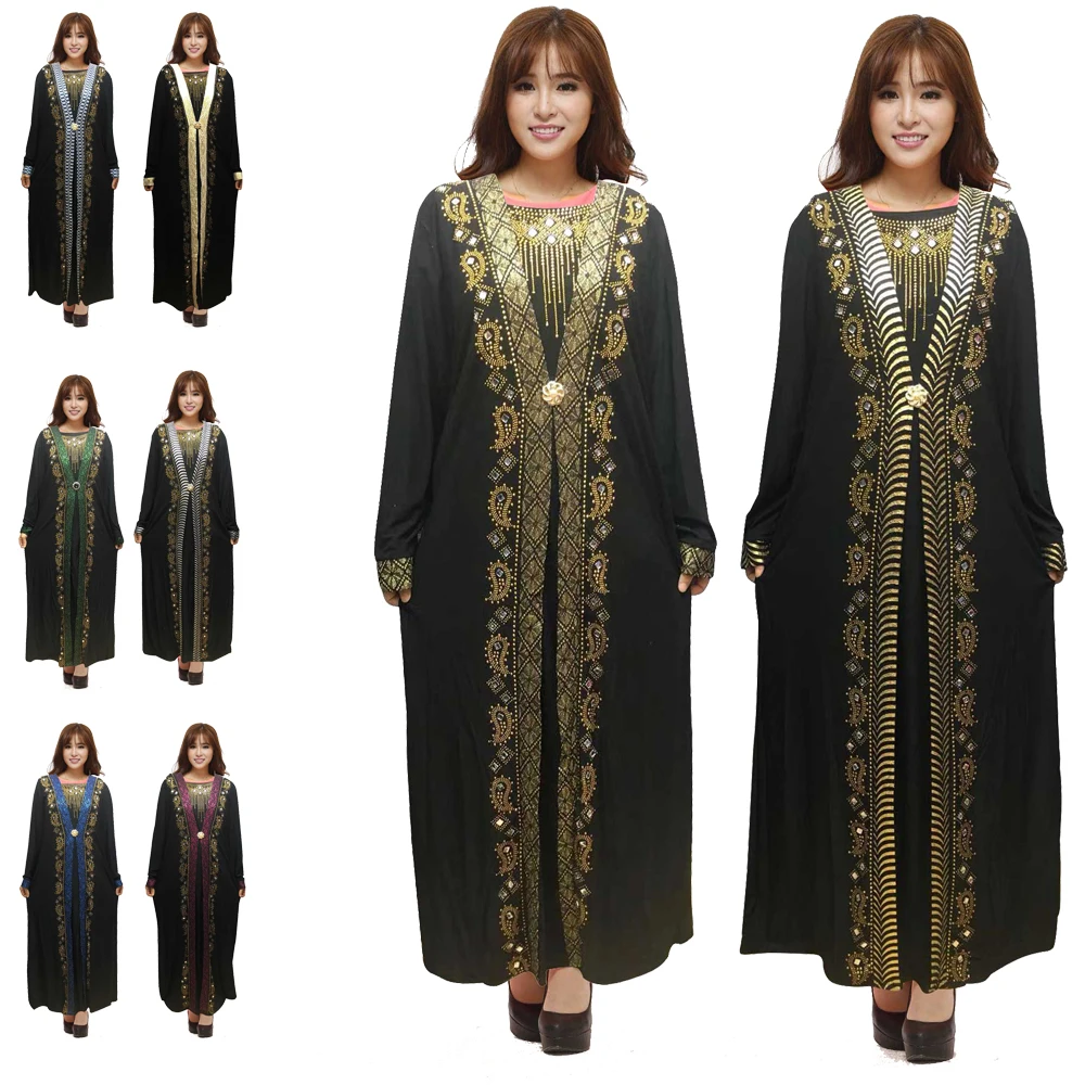 

8674 Islam Muslim Abayas Robe for Women Turkish Dresses Dubai Kaftan Turkey Islamic Clothing Malaysia Takchita Djellaba Jilbab