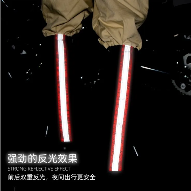 Черные непромокаемые ботинки из Оксфордского ПВХ Нескользящие бахилы мотоцикл