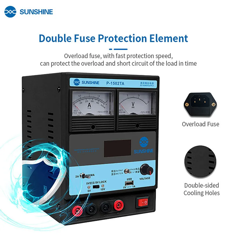 Регулируемый регулятор напряжения постоянного тока с портом USB цифровой дисплей