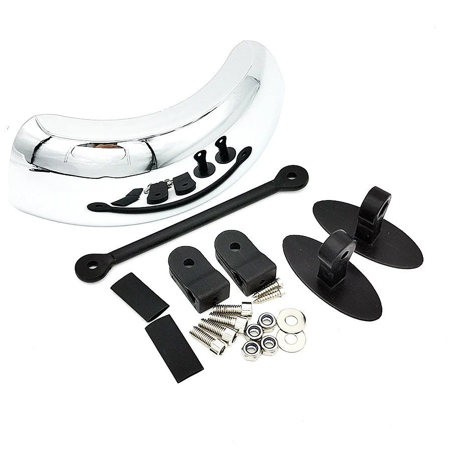 

Universal Motorcycle Rear view blind spot Mirror 180° Wide Angle