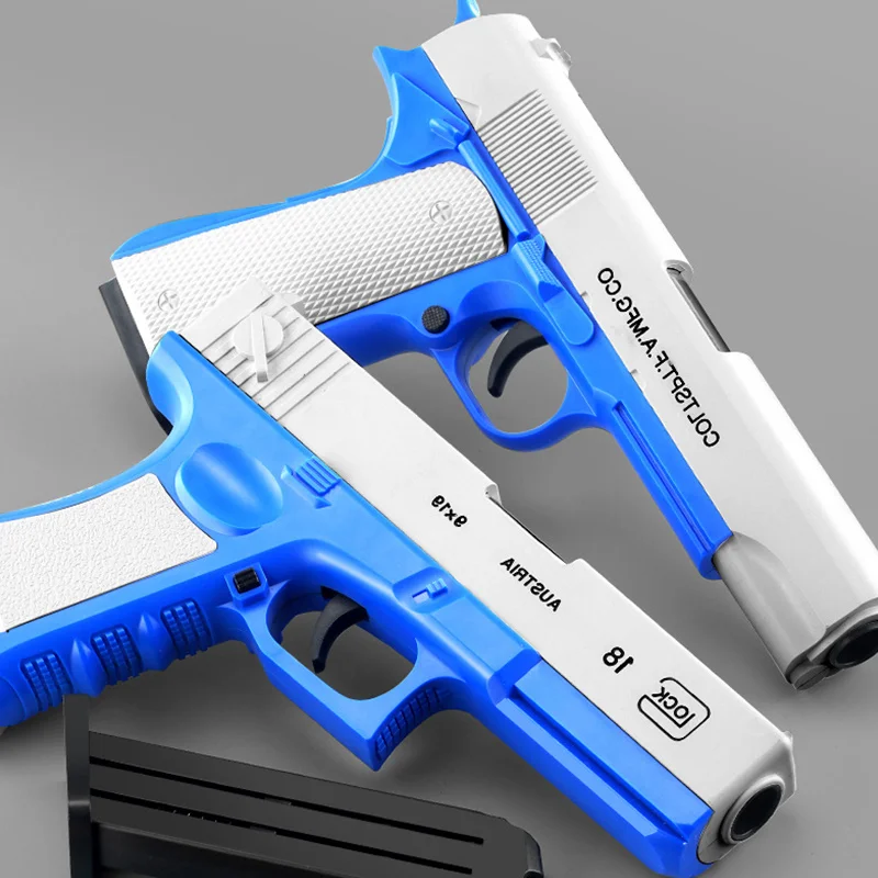 

Soft Bullet Guns Manual Short Gun Color Bullet Sniper Gun Toy Pistol Glock for Kids Children Boys Toys Birthday Gifts