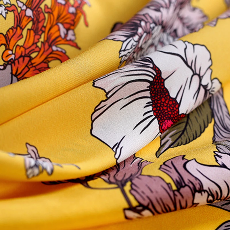

137 cm wide stretch silk fabric meter 19mm crepe de chine silk fabric printed shirt dress fabric wholesale silk cloth
