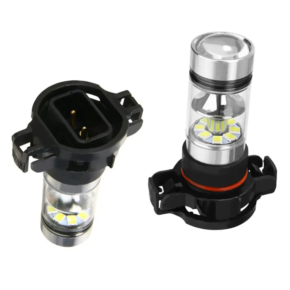 

100W 5202 H16 LED DRL Driving Fog Light Bulbs for 2007-2015 Chevy Silverado 1500 delivery Dropshipping CSV