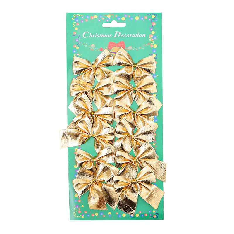 12 шт. в упаковке Ёлочные банты Елочное украшение Рождественские украшения