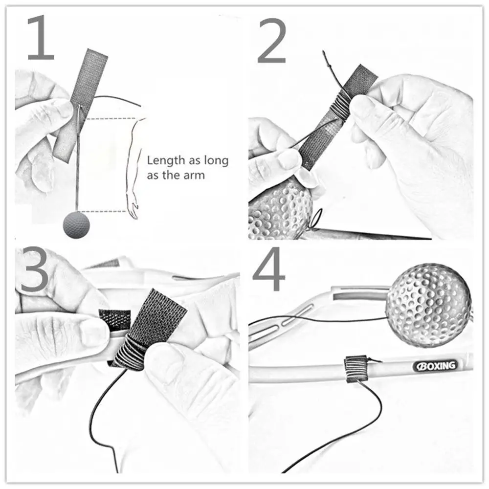 Боксерский скоростной мяч для рефлекса MMA Sanda набор тренировки рук и глаз снятия