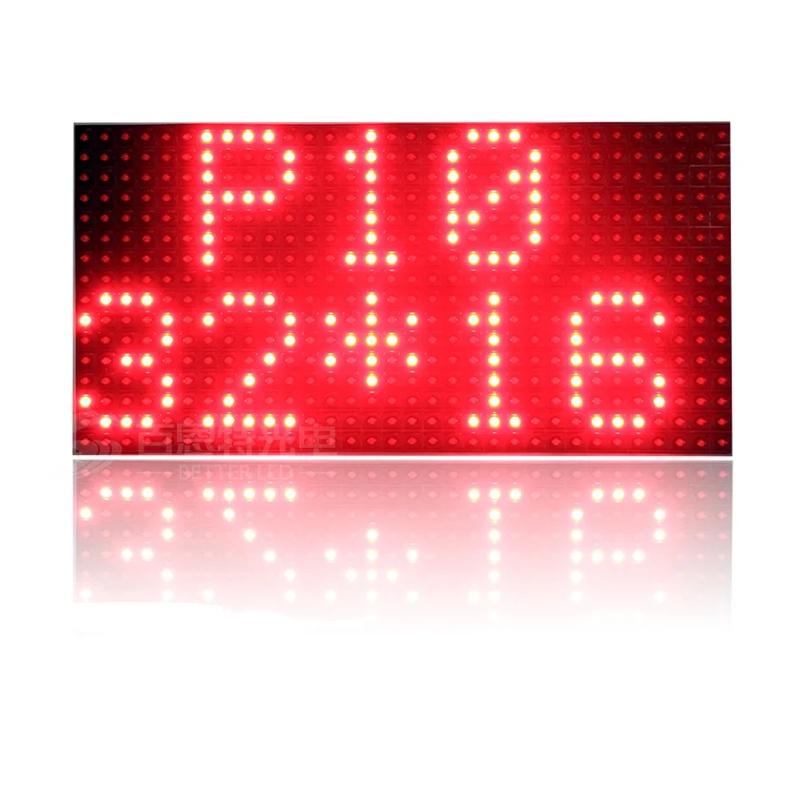 P10 SMD 320*160 мм 32*16 пикселей Одноцветный белый/красный/зеленый/синий/желтый уличный