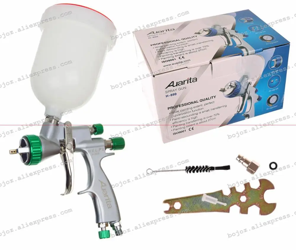 

H-899 HVLP II Paint Gun for spray paint gun quality original pistol with 600ml tank