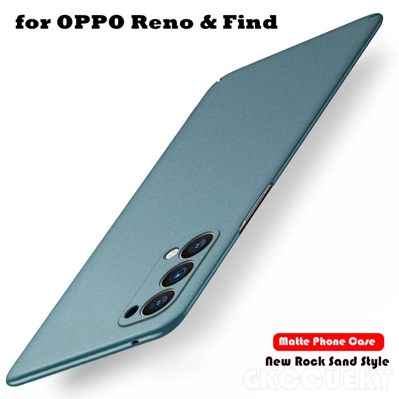 Ультратонкий матовый чехол для OPPO Reno 5 6 Pro Find X3 Lite Neo X5 A52 A72 A53 A53S 4G Realme GT 2 | Мобильные