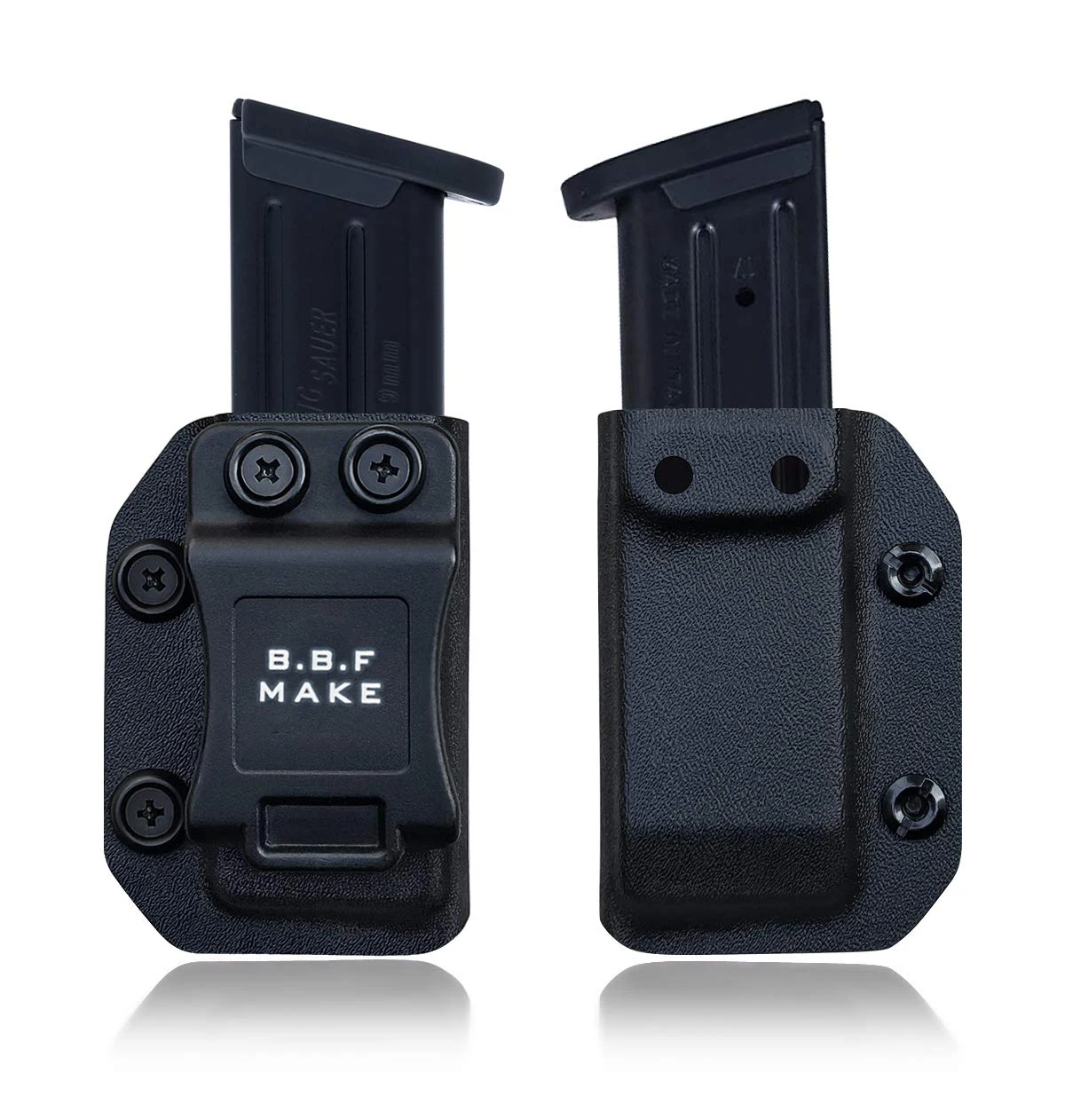 B.B.F Make Sig Sauer P226/P227/P250/P320 Magazine Holster - Ruger SR9/SR9C Magazine Holder - Beretta 92 Magazine Case - 9mm/.40