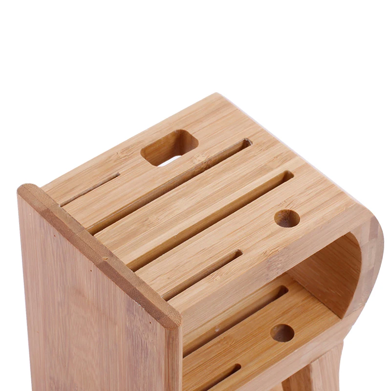 Многофункциональная подставка для кухонных ножей кухонная утварь Бамбуковая |