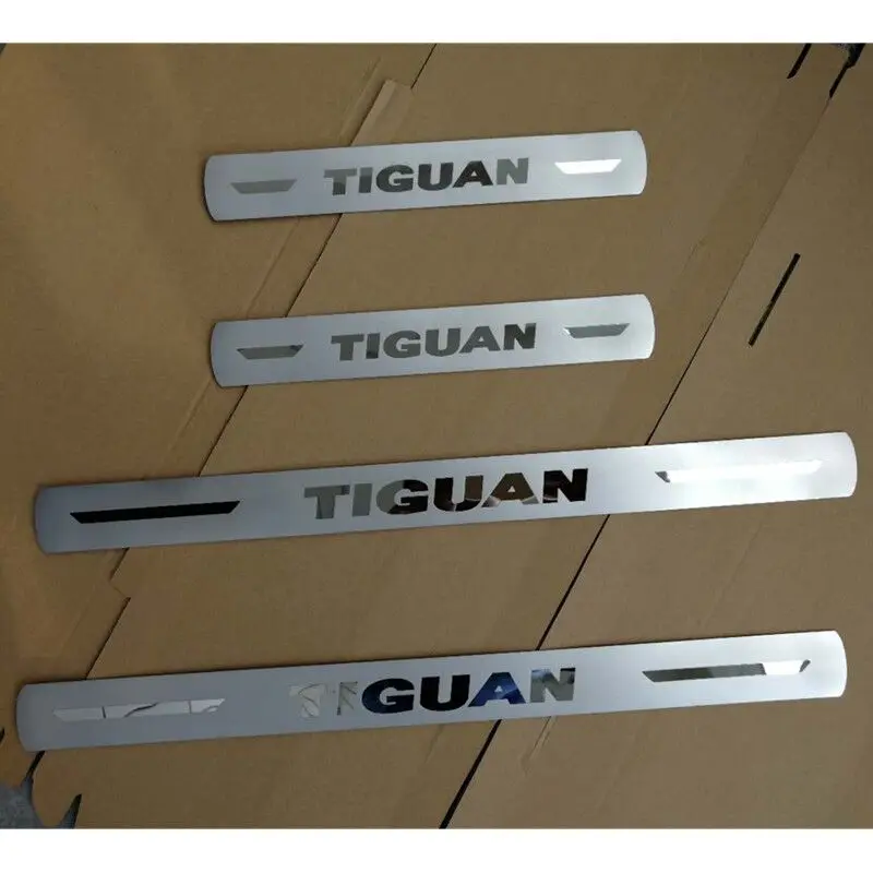 Новая Накладка на порог автомобильного стайлинга TIGUAN накладка дверь из