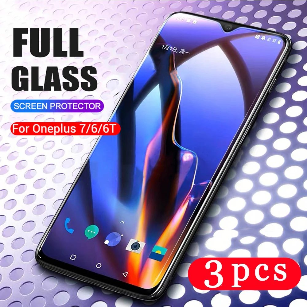 3 шт. для oneplus 6 6T 7 7T 8 pro защитная пленка из закаленного стекла Z Nord Защитная экрана