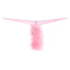 Стринги мужские с открытой промежностью, пикантные эластичные Трусы-стринги с низкой посадкой, нижнее белье с металлическими кольцами, Т-образные