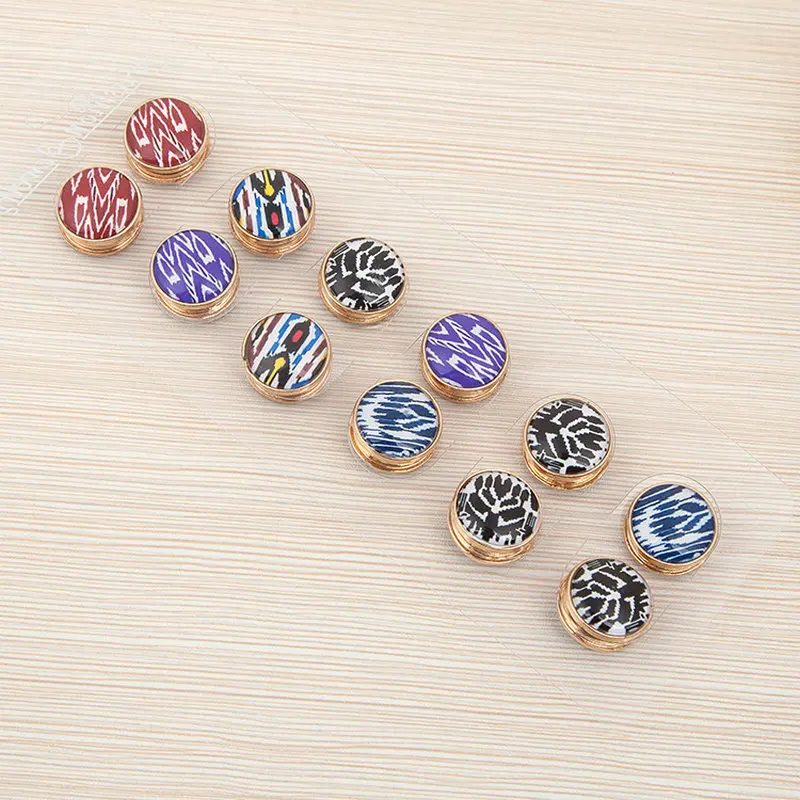 6 шт. цветные магнитные булавки в полоску круглые хиджабы шарфы стразы магнитная