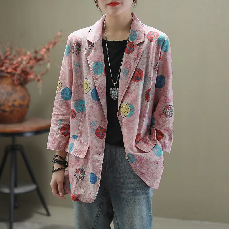 2020 весенние куртки женские Ретро Свободные повседневные универсальное пальто