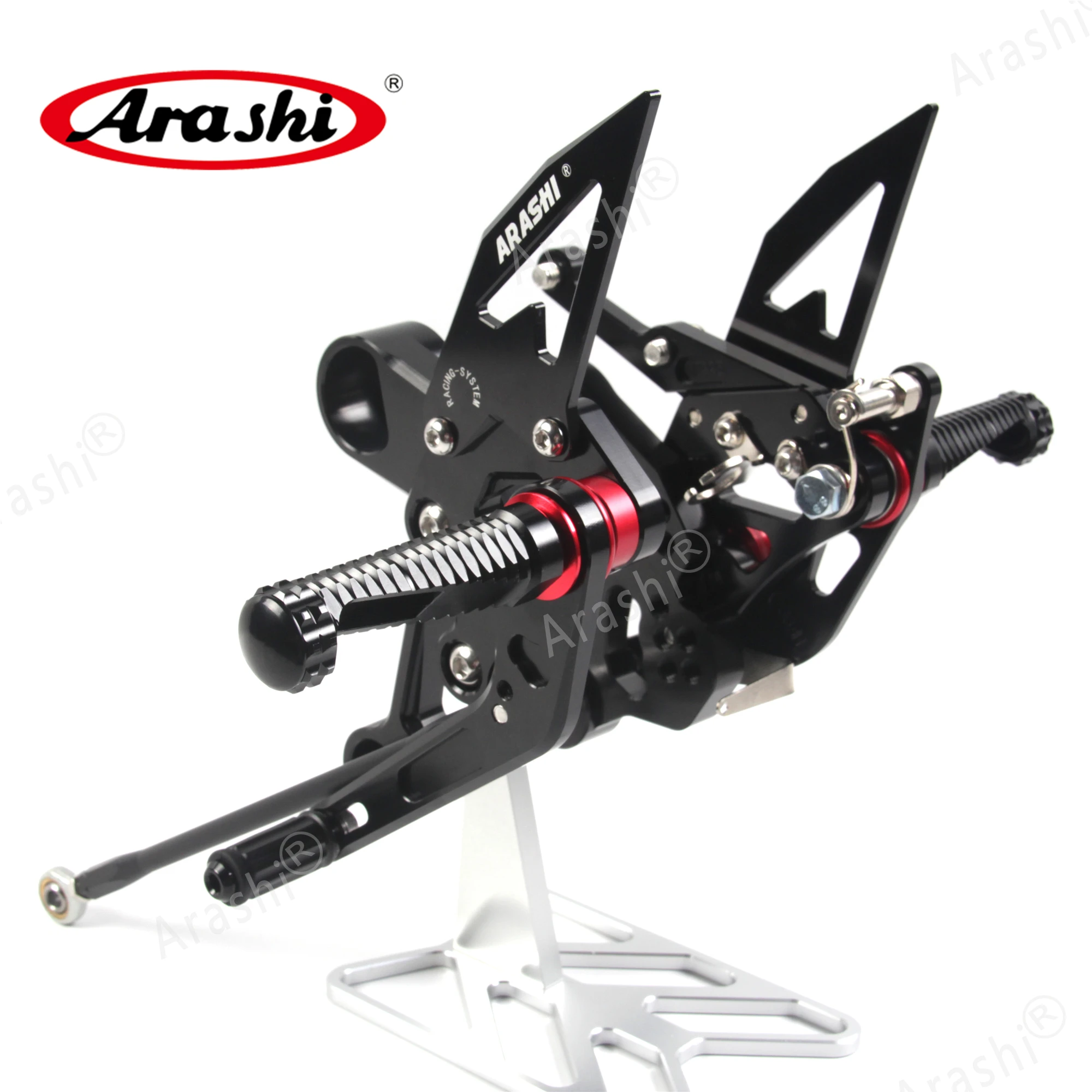 Подножки для мотоцикла Arashi YAMAHA MT09 MT 09 FZ09 2014 2015 2016 2017 2018 2019 2021 CNC Регулируемые
