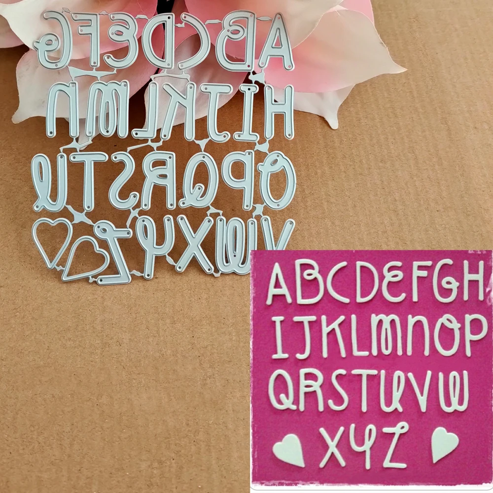 

Graffiti 26 alphabet combination cutting metal die decoration for scrapbook punching card cutting DIY process edge cutting