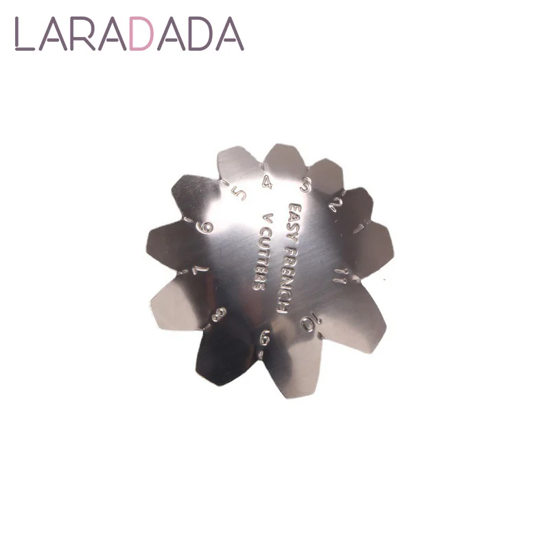 1 шт. трафарет для маникюра с эффектом миндаля