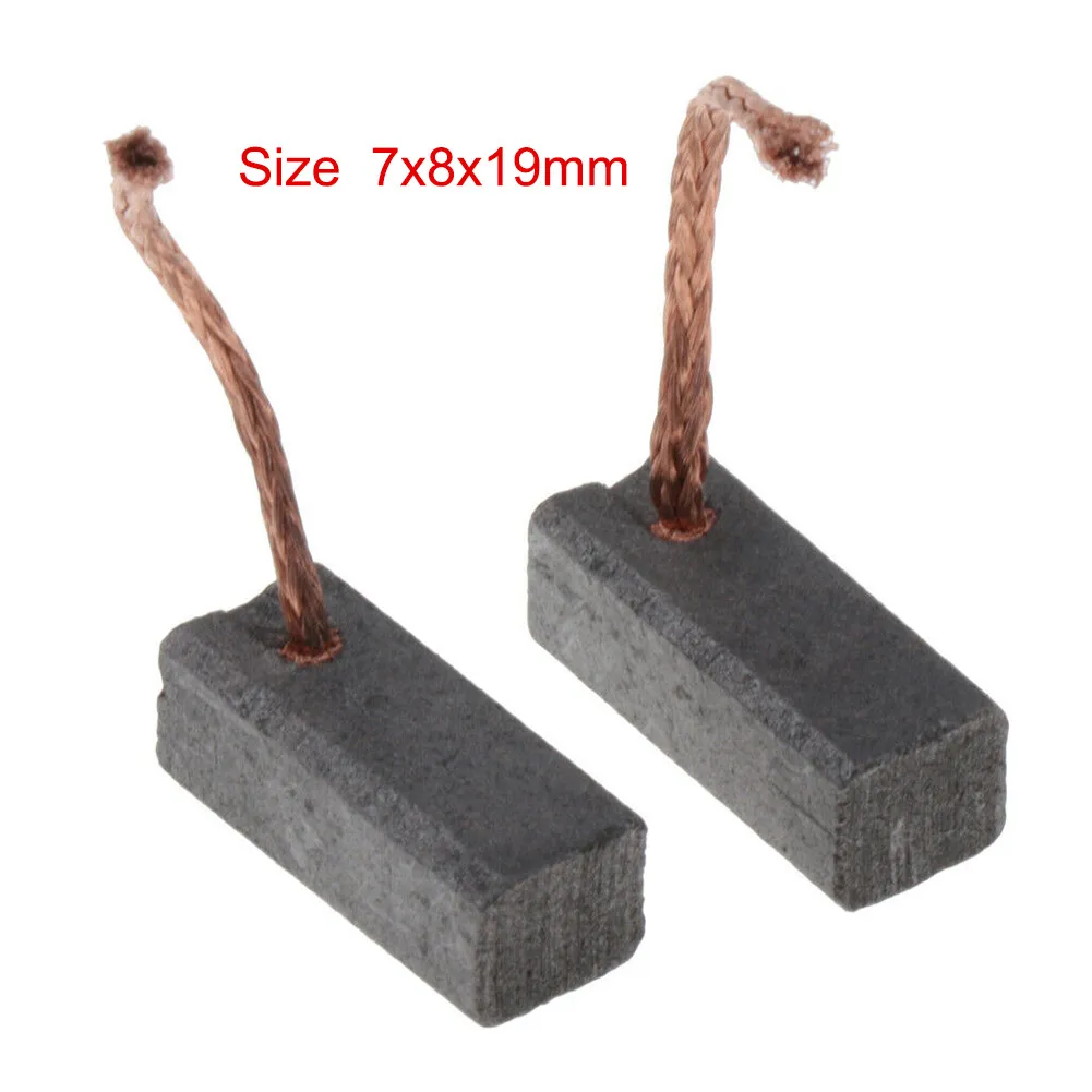 

7*8*19mm Power Tool Generic Motor Carbon Brushes Kit For Generic Electric Angle Grinder Spare Part Replacement Accessories
