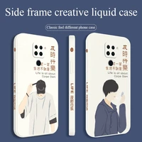 special boy phone case for xiaomi redmi note 10 10s 9t 9 8 7 pro max redmi 9 9a k40 k40pro k30 k20 liquid silicone cover