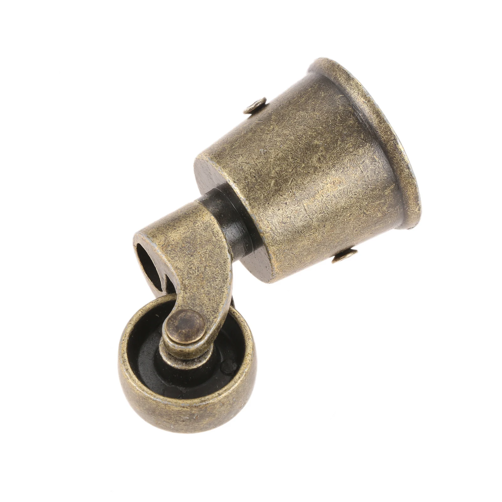 1/4 шт. Античная бронзовая Европейская мебель беззвучные ролики цинковый сплав