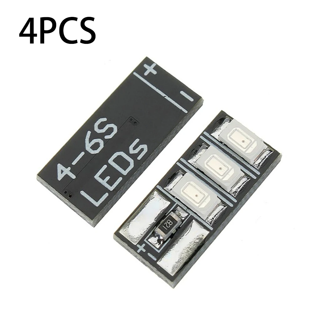 

4pcs Tiny LED 4-6s Mini LED green lamp board for RC FPV Drone Multicopter