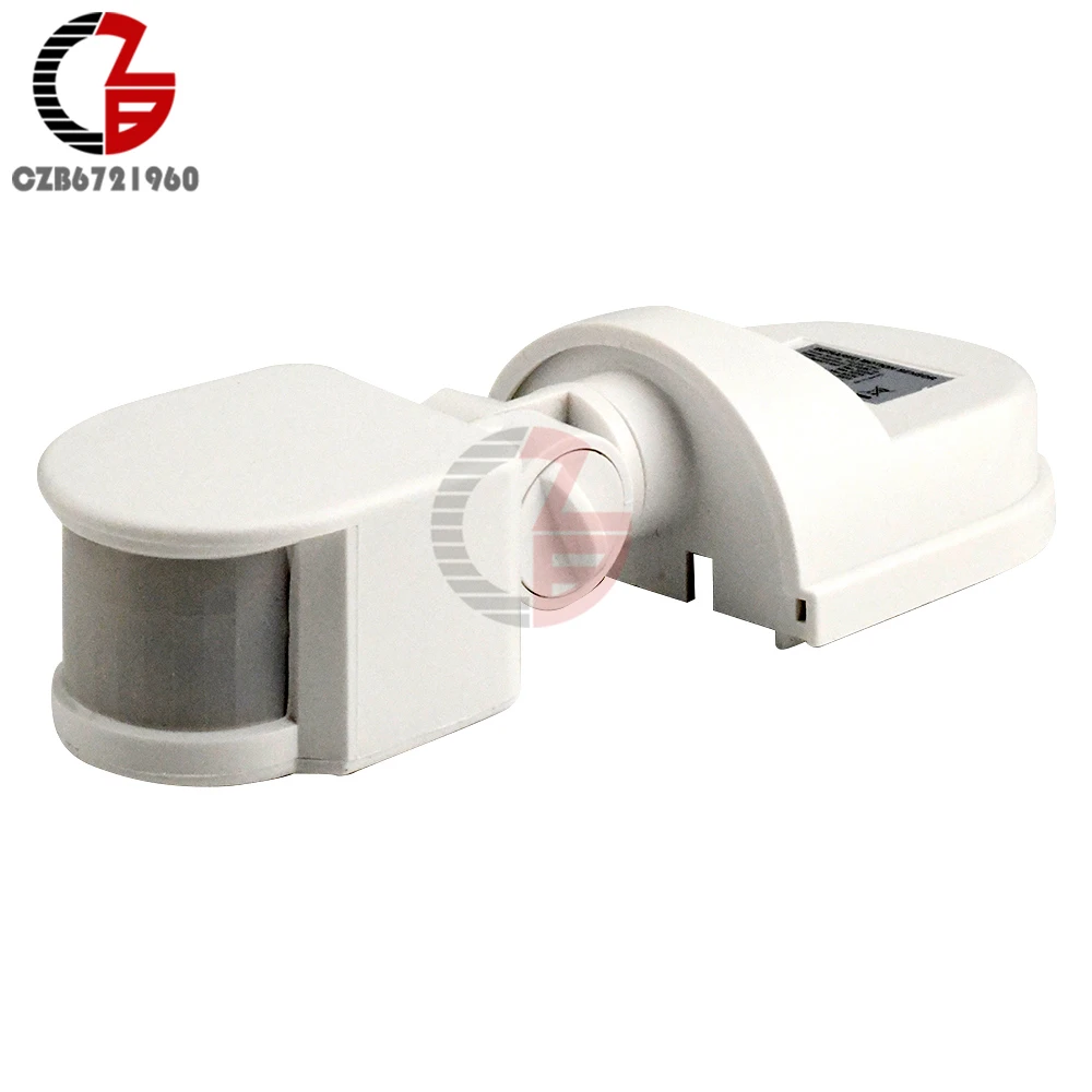 

110 220V 1200W PIR Motion Sensor Switch Light Sensor Detector Infrared Movement Detector Automatic Lighting Switch Alarm System