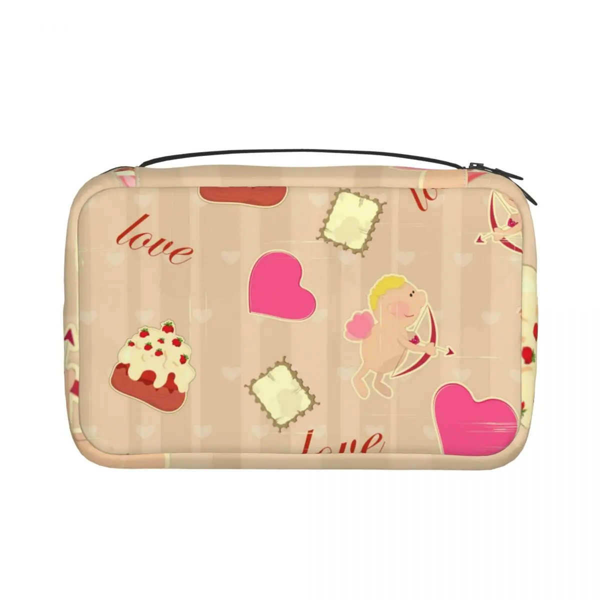

Women's Cosmetics Storage Convenient Vintage Valentine's Day Cupid Travel Storage Bag