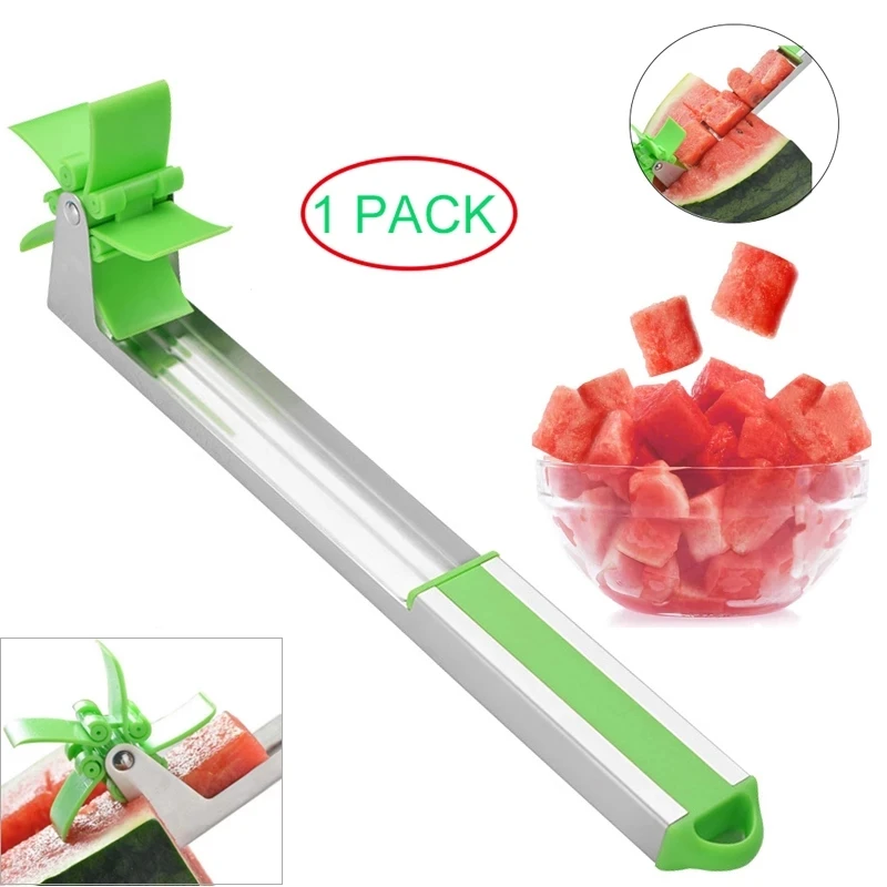 New Watermelon Shredder Multifunctional Melon Seed Slicer Stainless Steel Windmill Fruit Household Artifact Kitchen Tool | Дом и сад