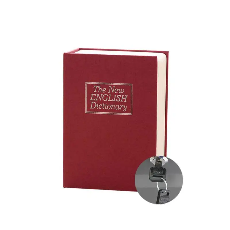 Секретная книга секретная скрытая коробка с ключом для хранения ювелирных