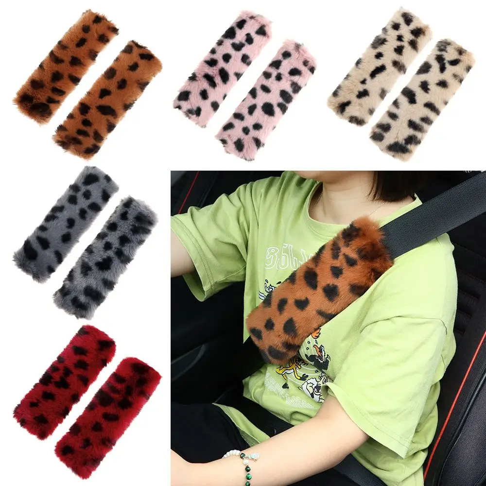 Чехол из искусственной овечьей кожи для ремня безопасности | Автомобили и