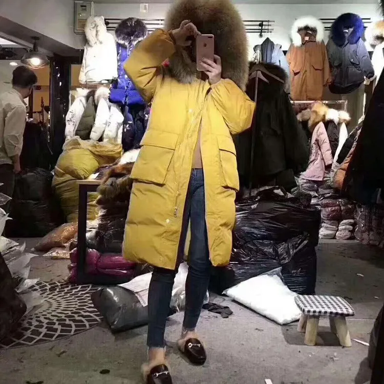 Женское пальто и куртка на утином пуху 2020 женская зимняя одежда толстая теплая с