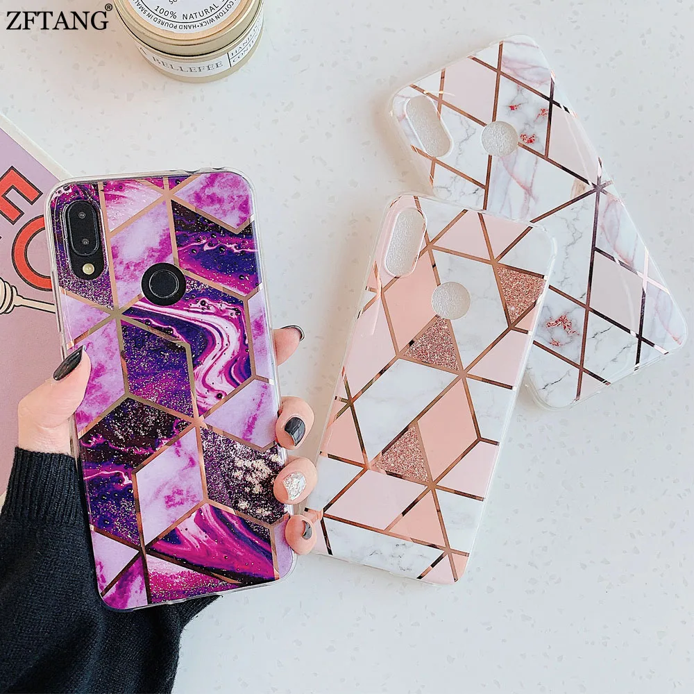 

Marble Phone Cases For Xiaomi Redmi 10 10S 8 8A Note 9S 8 Pro Max Case For Redmi Note 7 Pro Case Silicone Soft TPU Back Cover