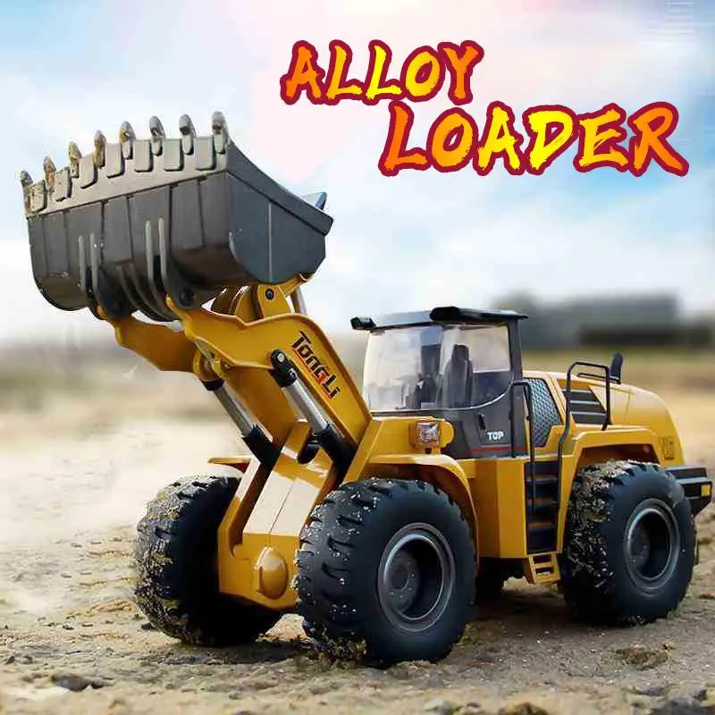 Billig 10 Kanal Alle Legierung Fernbedienung Gabelstapler Lkw 4wd Loader Blei Schraube Power Legierung Körper Kinder Geschenk Fernbedienung Spielzeug