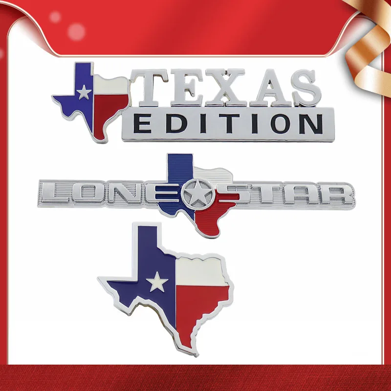 3D Техас Карта эмблема TEXAS EDITION одинокая звезда для капот автомобиля Fender багажник