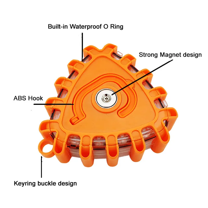 Новый многофункциональный светодиодный предупреждающий светильник 3 шт. ночник