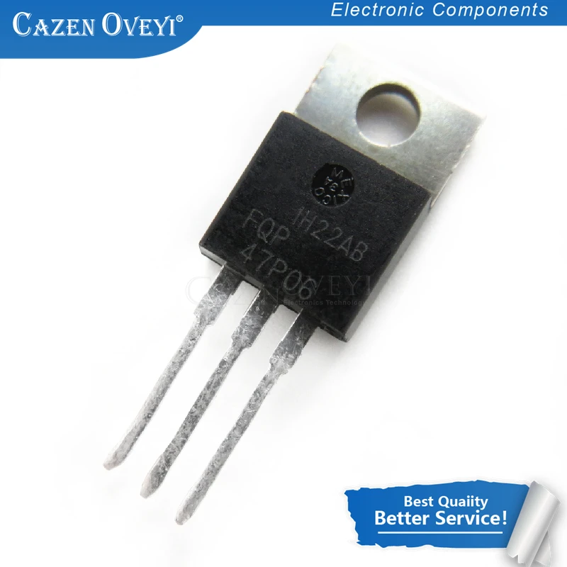 

10 шт./лот FQP47P06 TO220 47P06 TO-220 В наличии