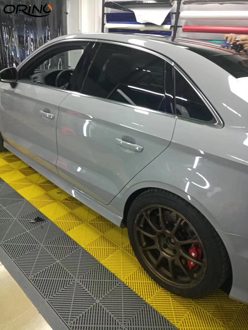 Кристальный Нардо серый глянцевый виниловый обёрточная бумага стикер с