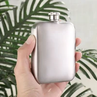 pocket 6oz hip flask stainless steel pocket flask for alcohol for drinking thickening hip flasks with free funnel curved flask