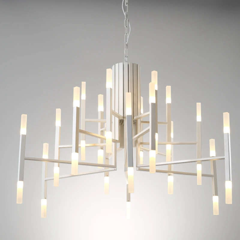 Современная светодиодная люстра роскошная Подвесная лампа черного и золотого