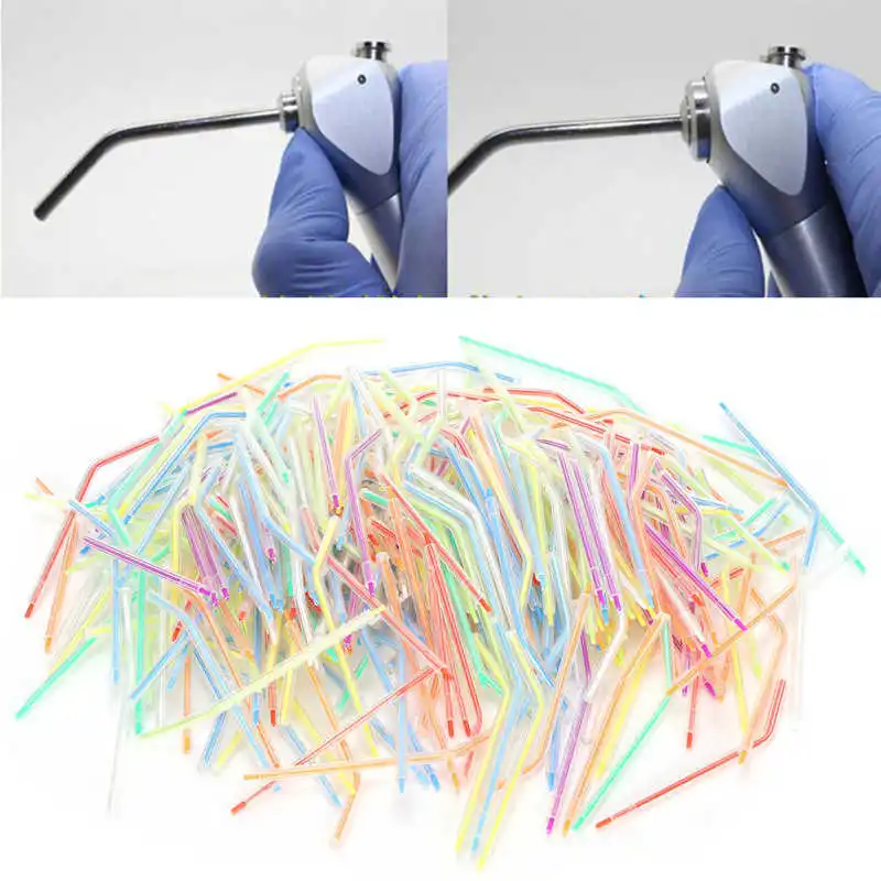 250 шт./пакет стоматологический шприц для пневматической воды одноразовые насадки