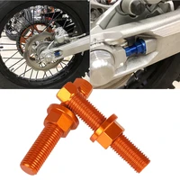 motorcycle accessories rear axle blocks chain adjuster bolt screw for 690 2008 2009 2010 2011 2012 2013 2014 2015 2016