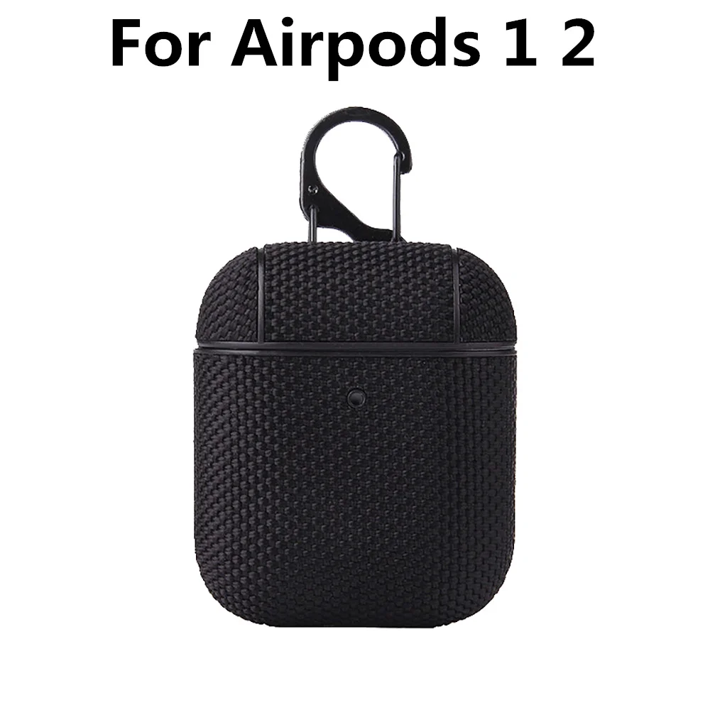 

For AirPods 2 Earphone Case Waterproof Nylon Protective Cover For Apple Air Pods 2 1 3 pro Fundas Wireless Charging Box