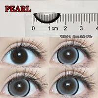 14 50mm big contact lenses for eye color 1 year use women men soft contact lenses lentes de contacto pearl milk